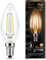 Gauss Лампа Filament Свеча 9W 680lm 2700К Е14 LED 103801109 - фото 34102