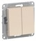 Systeme Electric AtlasDesign бежевый выключатель 2-клавишный сх.5, 10АХ, механизм ATN000251 - фото 44958 Systeme Electric AtlasDesign бежевый выключатель 2-клавишный сх.5, 10АХ, механизм ATN000251 - фото 44958