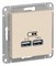 Розетка 220 с USB 1 портом 5B|2100 мА ATN000233 Schneider Electric - фото 44975