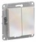 Systeme Electric AtlasDesign жемчуг переключатель 2-клавишный сх.6, 10АХ, механизм ATN000465 - фото 45104