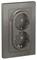 Розетка двойная со шторками с заземлением ATN000926 Schneider Electric - фото 45463