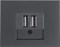 usb зарядка | розетка 260205 | 10357006 Berker - фото 48497