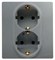 Legrand Etika алюминий розетка 2-ая с заземлением, , винтовые клеммы, 16А, 250 В 672423 - фото 61775