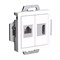 Systeme Electric AtlasDesign белый розетка двойная HDMI+RJ45, кат.5Е, механизм ATN000182 - фото 70624 Systeme Electric AtlasDesign белый розетка двойная HDMI+RJ45, кат.5Е, механизм ATN000182 - фото 70624