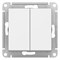 Systeme Electric AtlasDesign белый переключатель 2-клавишный перекрестный, 2 x сх. 7, 10АХ, механизм ATN000173 - фото 70656 Systeme Electric AtlasDesign белый переключатель 2-клавишный перекрестный, 2 x сх. 7, 10АХ, механизм ATN000173 - фото 70656