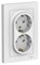 Systeme Electric AtlasDesign Лотос Розетка двойная с/з, 16А, в сборе ATN001324 - фото 70686 Systeme Electric AtlasDesign Лотос Розетка двойная с/з, 16А, в сборе ATN001324 - фото 70686