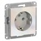 Systeme Electric AtlasDesign жемчуг розетка с заземлением, 16А, механизм ATN000443 - фото 70768