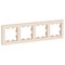 Systeme Electric AtlasDesign бежевый рамка 4-ая, универсальная ATN000204 - фото 70795 Systeme Electric AtlasDesign бежевый рамка 4-ая, универсальная ATN000204 - фото 70795