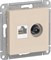 Systeme Electric AtlasDesign бежевый розетка двойная комп+ТВ, RJ45+TV, кат.5E, механизм ATN000289 - фото 70799 Systeme Electric AtlasDesign бежевый розетка двойная комп+ТВ, RJ45+TV, кат.5E, механизм ATN000289 - фото 70799
