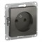 Systeme Electric AtlasDesign сталь розетка без заземления, 16А, механизм ATN000941 - фото 71206