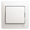 Glossa перламутр выключатель 1-клавишный, сх.1, 10АХ (в сборе) GSL000612 - фото 71935