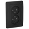 Blanca внутренняя антрацит розетка 2-ая без заземления со шторками, 16А, 250В BLNRS000126 - фото 72335