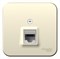 Blanca наружняя молочная розетка телефон RJ11 изолированная пластина BLNIA011002 - фото 72641 Blanca наружняя молочная розетка телефон RJ11 изолированная пластина BLNIA011002 - фото 72641