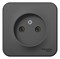 Blanca наружняя антрацит розетка без заземления без шторок, 16А, 250В BLNRA000106 - фото 72795 Blanca наружняя антрацит розетка без заземления без шторок, 16А, 250В BLNRA000106 - фото 72795