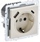 IEK Brite Base бежевый розетка с заземлением и шторками, 16А с USB A+C 18Вт BR-R14-16-U22-018-K10 - фото 73310