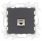 Simon 24 Графит Розетка RJ45 кат. 5е UTP 2410598-038 - фото 76027