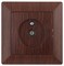 Intro 4-301-10 Розетка TV одиночная, СУ, Solo, венге (10/200/3600) Б0043373 - фото 76540