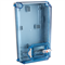 КЭАЗ Корпус пластиковый для установки счетчика OptiBox P-KNS-4-04-IP66 Прозрачная синяя дверь 245397 - фото 77526