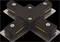 Jazzway PTR CX-BL Коннектор чёрный X -обр. .5010871 - фото 88056