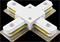 Jazzway PTR CX-WH Коннектор белый X -обр. .5010888 - фото 88057