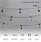 Гирлянда Belt-Light 2 жилы, 100м, шаг 40см, 225 подвесныx патронов Е27, IP65, черный круглый провод NEON-NIGHT 331-231 - фото 90127