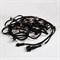 NEON-NIGHT Гирлянда LED Galaxy Bulb String 10м, черный КАУЧУК, 30 ламп*6 LED КРАСНЫЕ, влагостойкая IP65 331-322 - фото 90531