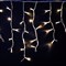 NEON-NIGHT Гирлянда Айсикл (бахрома) светодиодный, 4,0 х 0,6 м, белый провод "КАУЧУК", 230 В, диоды белые, 128 LED 255-205 - фото 91099