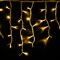 NEON-NIGHT Гирлянда Айсикл (бахрома) светодиодный, 4,0 х 0,6 м, белый провод "КАУЧУК", 230 В, диоды желтые, 128 LED 255-201 - фото 91104