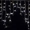 NEON-NIGHT Гирлянда Айсикл (бахрома) светодиодный, 5,6 х 0,9 м, белый провод "КАУЧУК", 230 В, диоды белые, 240 LED 255-285 - фото 91148