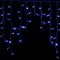 NEON-NIGHT Гирлянда Айсикл (бахрома) светодиодный, 5,6 х 0,9 м, белый провод "КАУЧУК", 230 В, диоды синие, 240 LED 255-283 - фото 91160