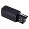 ST LUCE ST030.409.10R Правый Токоподвод для трехфазного шинопровода Черный ST030.409.10R - фото 92424