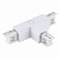 ST LUCE ST030.509.16R1 Т-образный токоподвод правый 1 для трехфазного шинопровода Белый ST030.509.16R1 - фото 92582