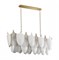 Odeon Light 5051/14 HALL ODL24 517 золото/белый/прозрачный/металл/фарфор/стекло Люстра E14 14*40W PORCELA 5051/14 - фото 97147